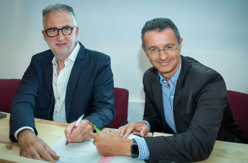 Signature de la convention entre l'Aduhme et la Banque des Terriroires