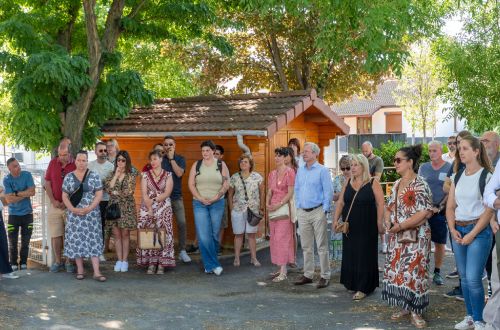 Visite du chantier de rénovation des Vaugondières à Lempdes